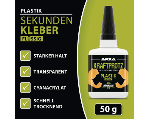 ARKA Kraftprotz Superlijm Kunststof Vloeibaar 50 g