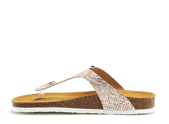 Plakton mules et sabots plats femme bolero multicolore