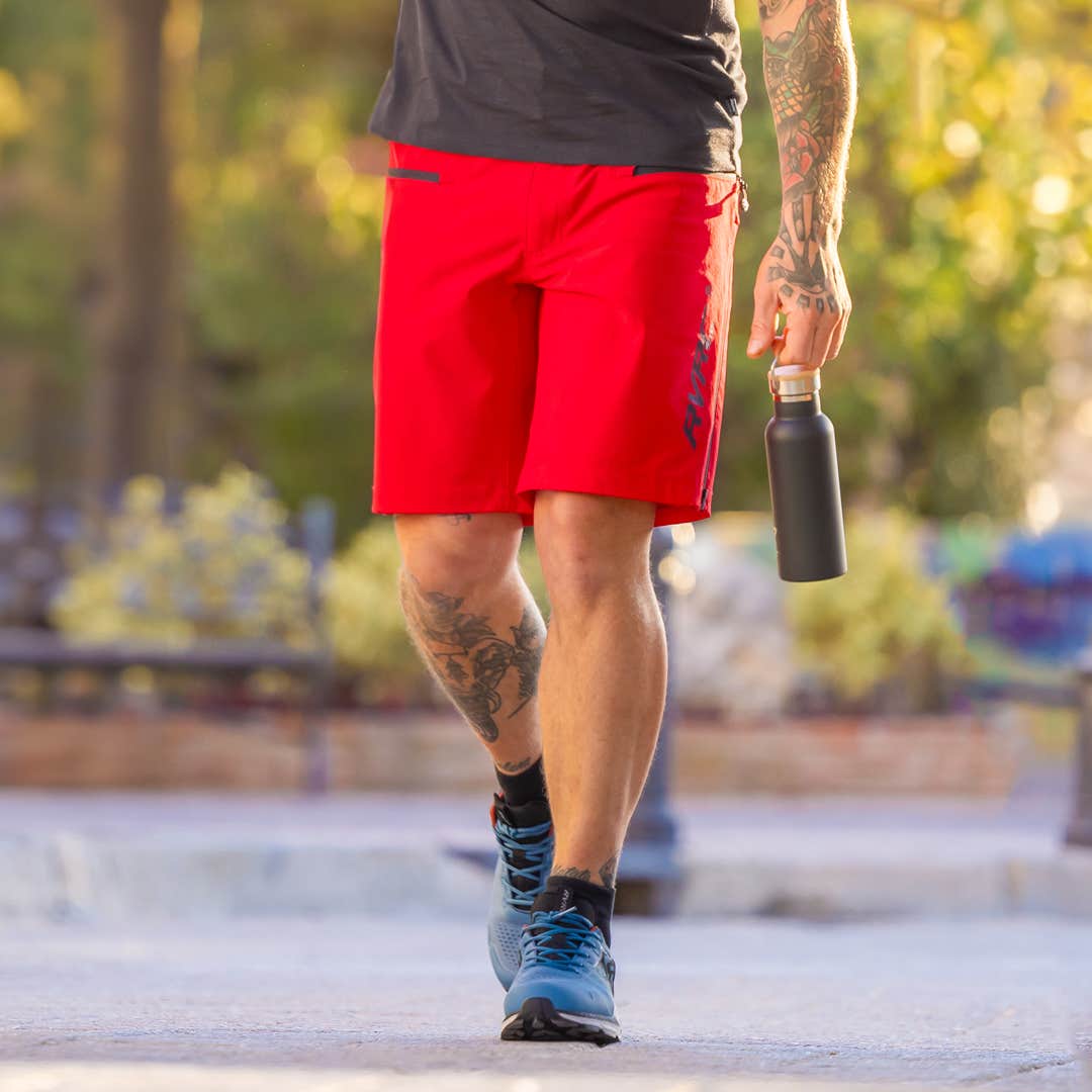 Trail Pro  Shorts Herre Mars Red/Anthracite