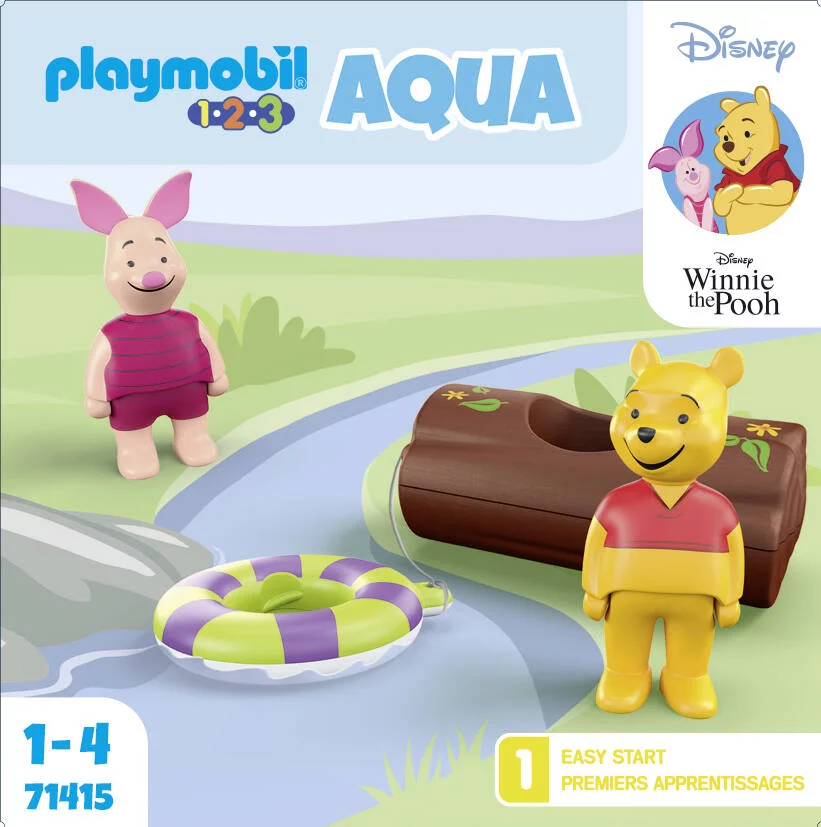 DISNEY WINNIE ET PORCINET AVEC TRONC AQUATIQUE - 71415