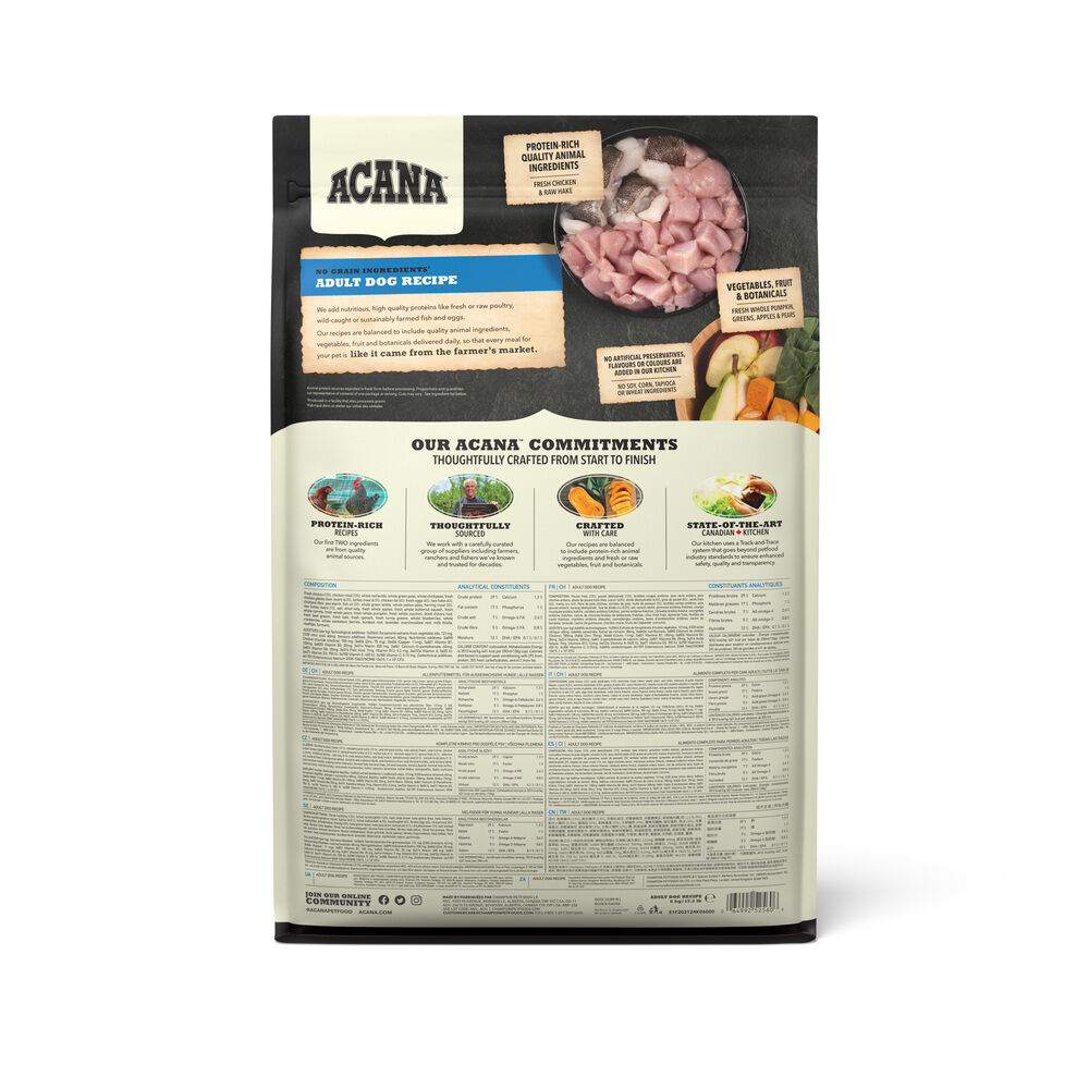 Acana Dog recipe Adult - Hondenvoer - 6 Kilogram - gevogelte