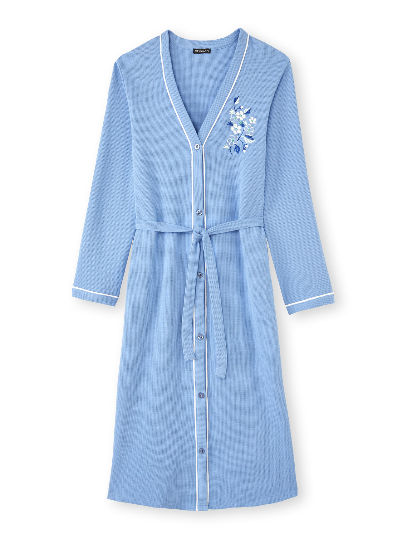 Peignoir en maille nid d'abeille