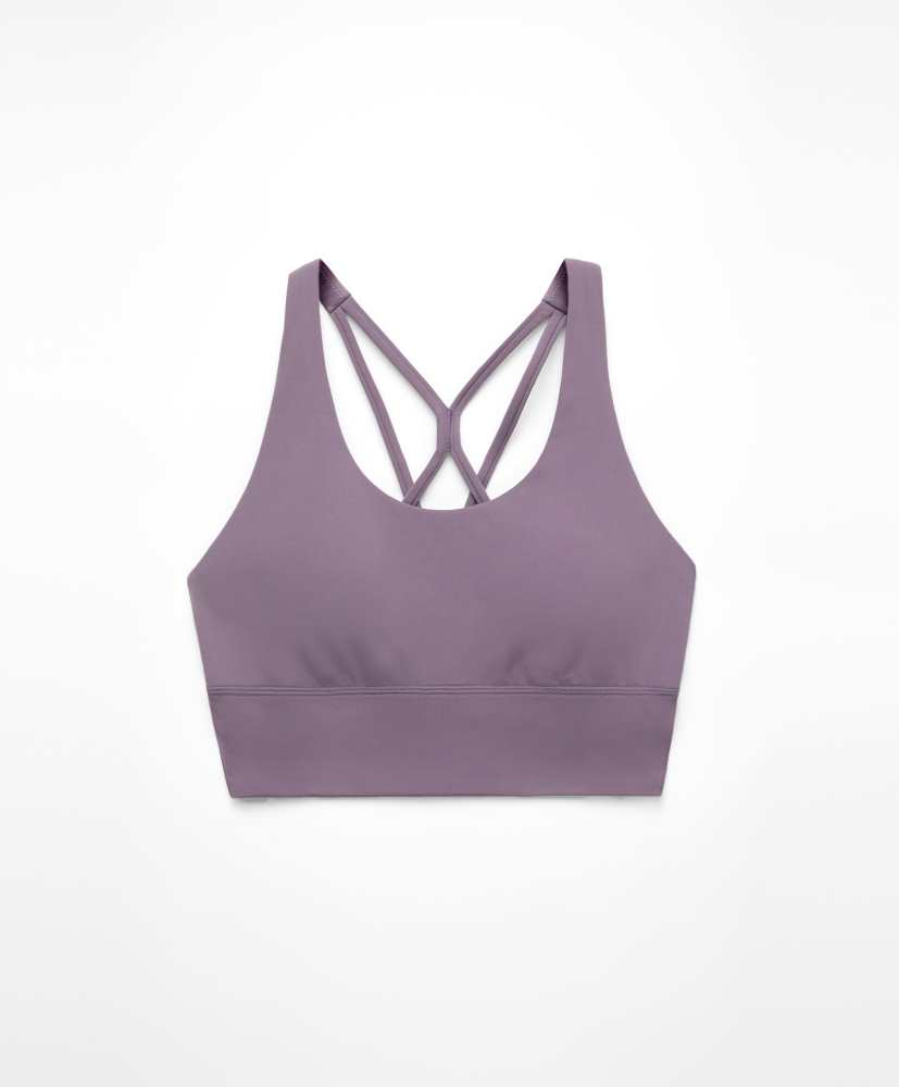 Sutiã esportivo com suporte médio para os seios.