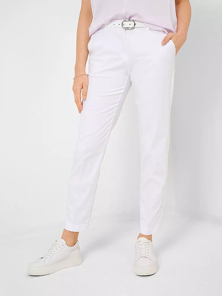 BRAX Chino 7/8 MARON S weiss
