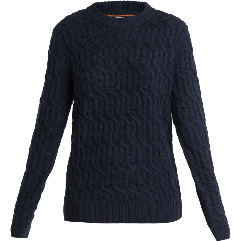 Icebreaker Damen Cable Knit Crewe Pullover