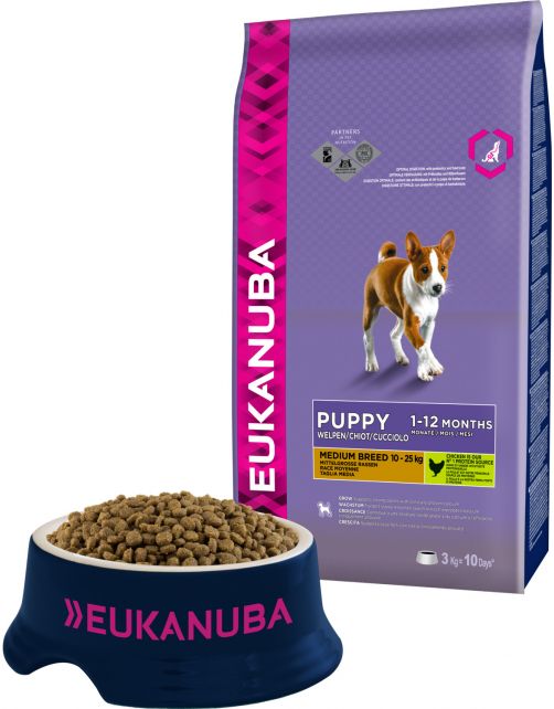 Eukanuba Growing Puppy Medium Breed Kip - Hondenvoer