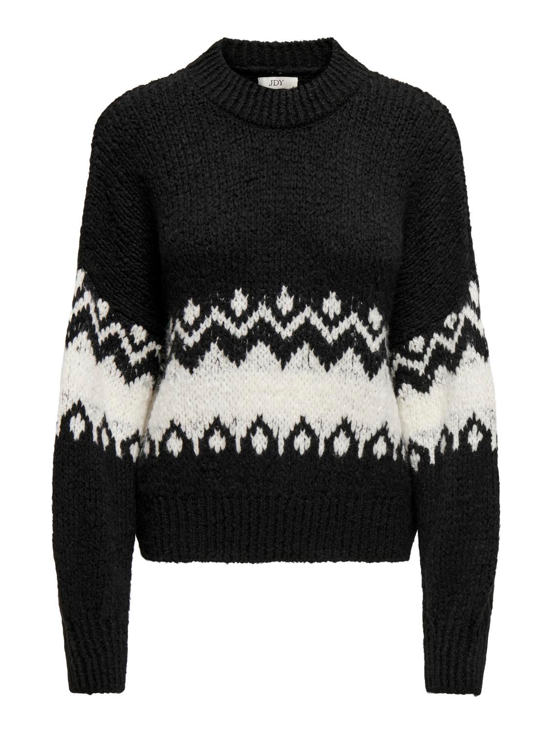 JDYKILIAN Strickpullover Black