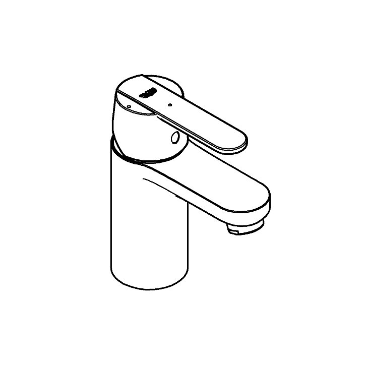 Mitigeur de lavabo blanc Get S Grohe