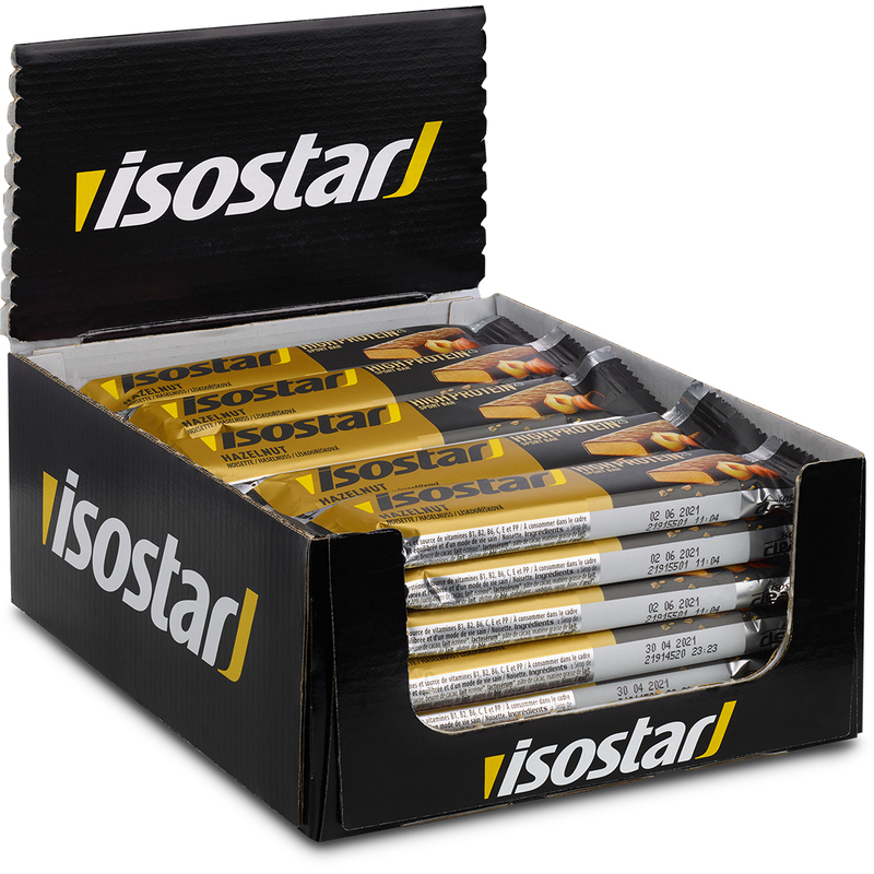 Isostar Proteinriegel High Protein Hazelnut, 35 g, 30 Stück