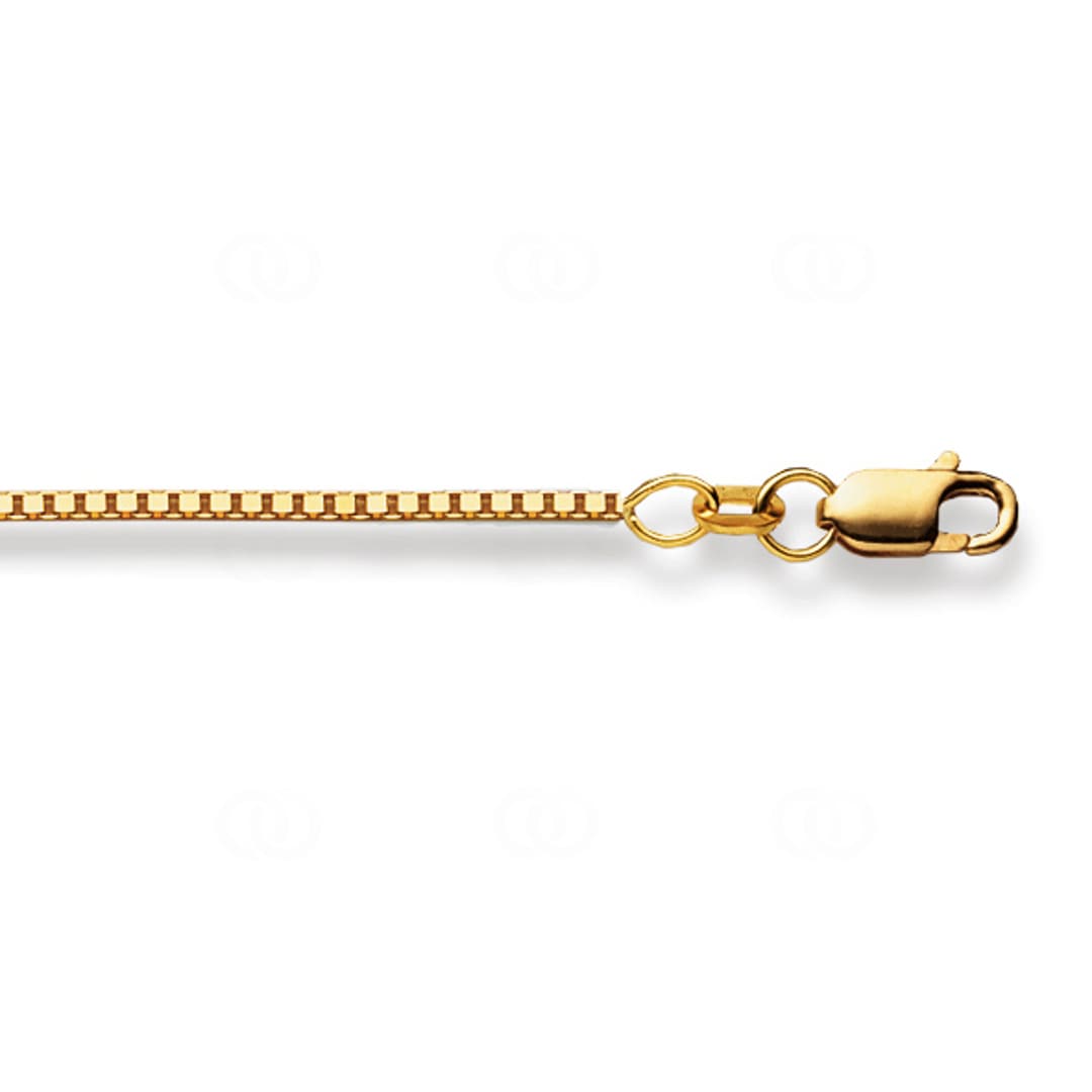 Venezianerkette diamantiert 750/18 K Gelbgold 1.3mm
