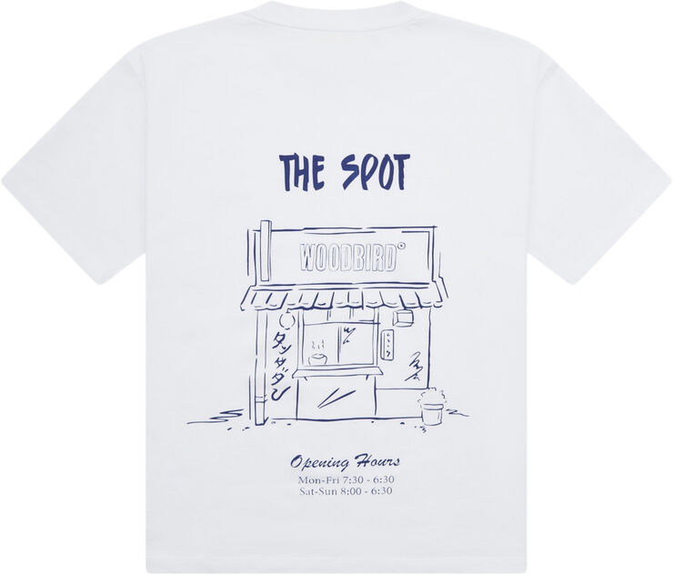 Woodbird WBBalo Spot Tee White