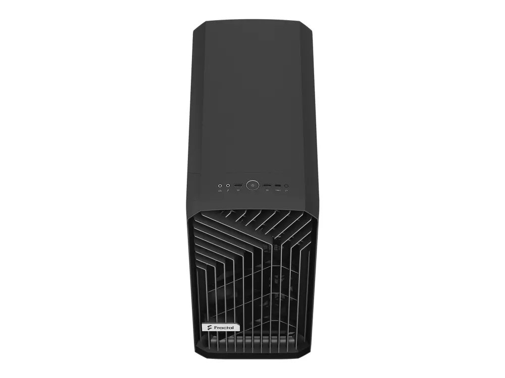 Fractal Design Torrent Compact - Tower - udvidet ATX - ingen strømforsyning (ATX) - sort TG mørk tone - USB/Lyd
