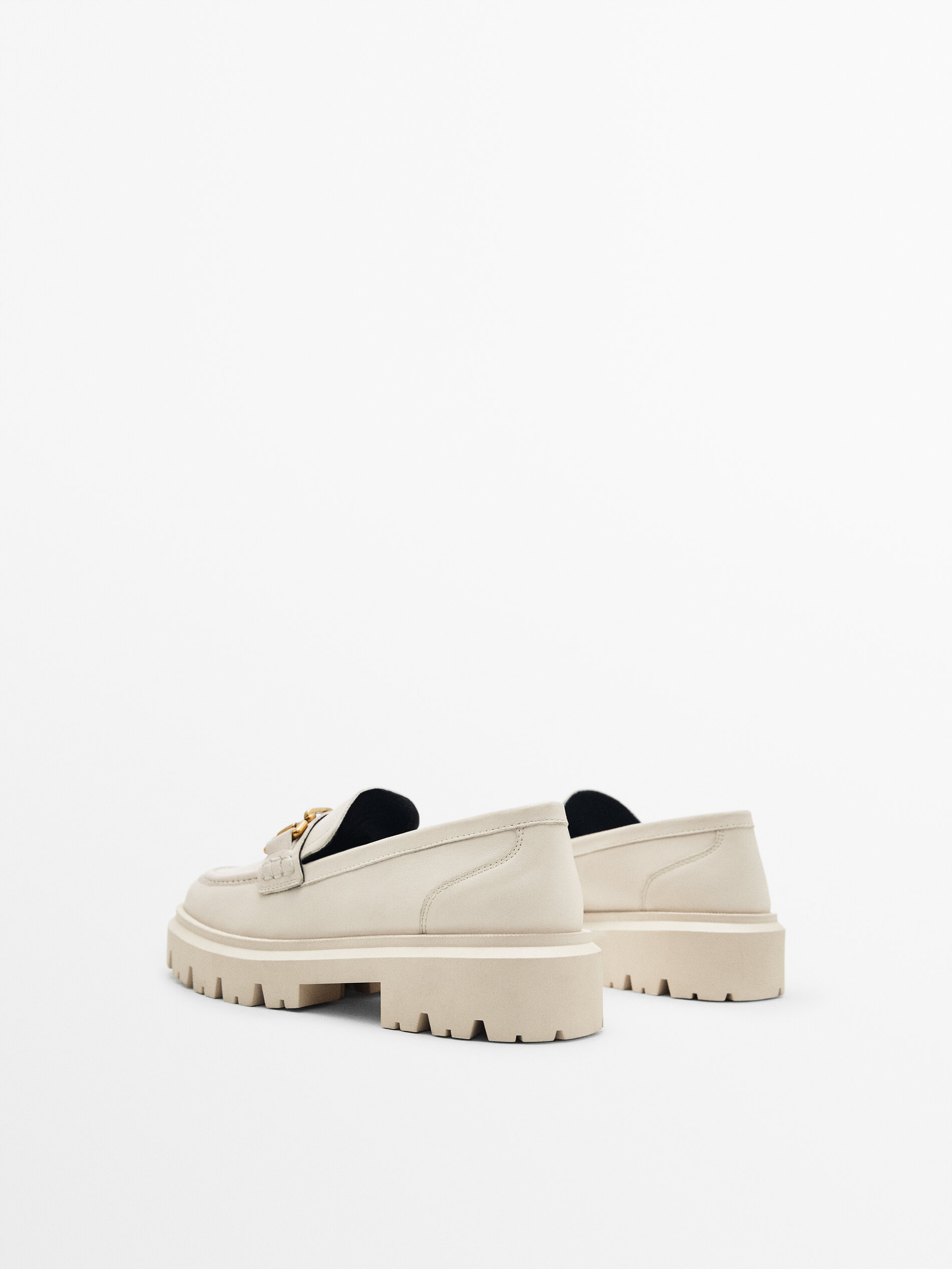 Mocasín piel super track - CRUDO