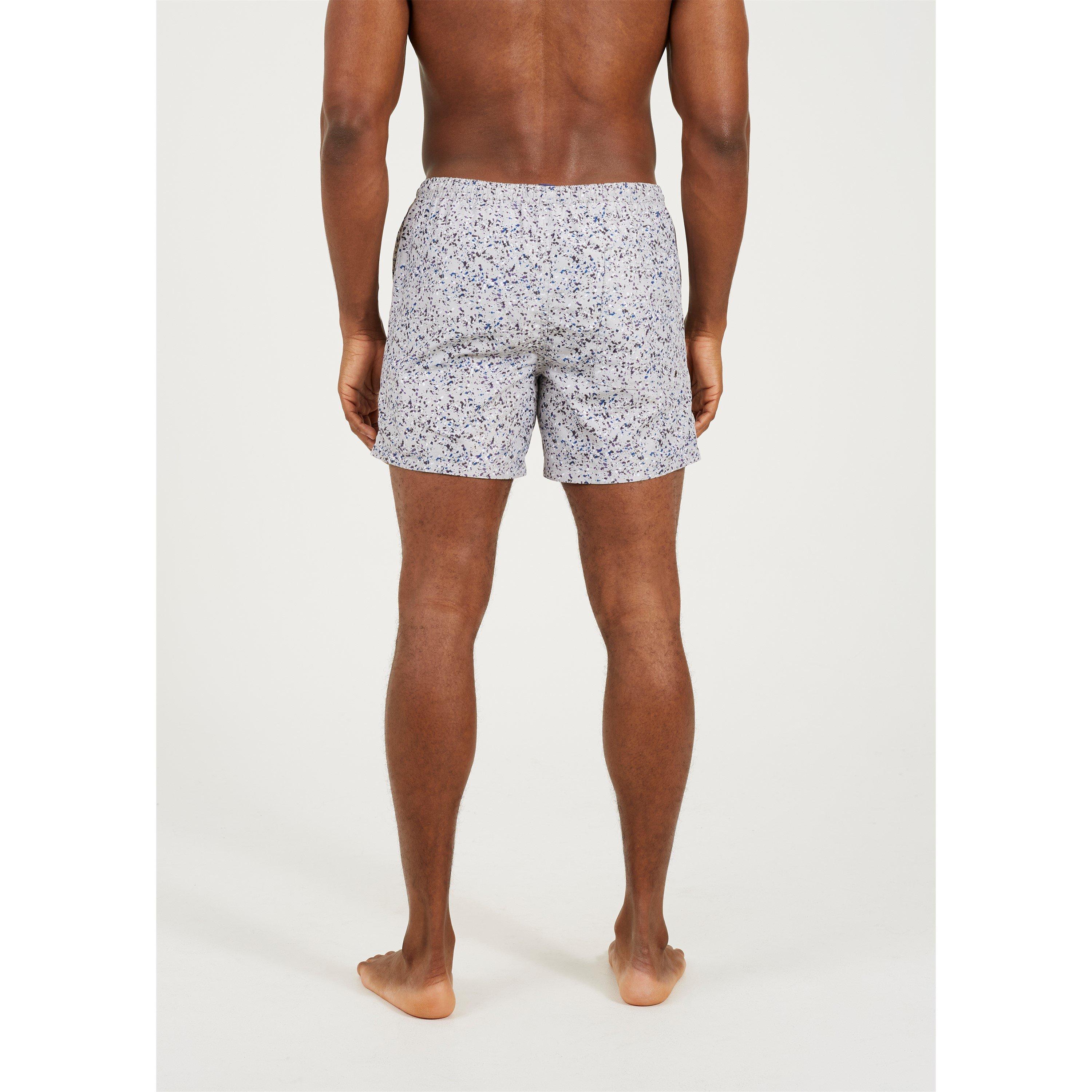 Brave Soul Abstract Print Swim Short