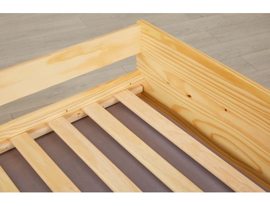INTERLINK - Lit gigogne Lit multifonctions LOTAR 90x200 naturel