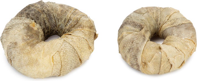 Beeztees kauwring met vis 7,5 cm 2 stuks