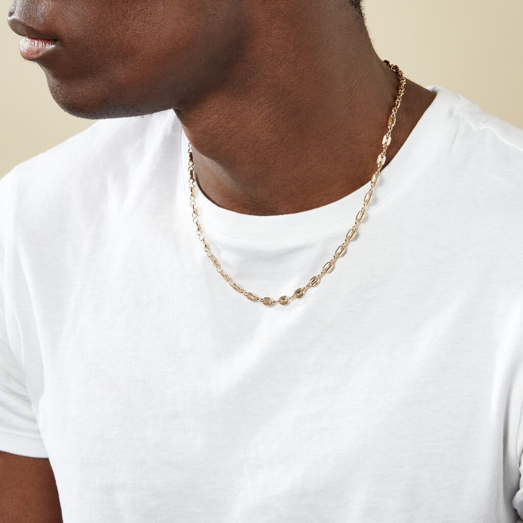 Collier William Plaqué Or Jaune