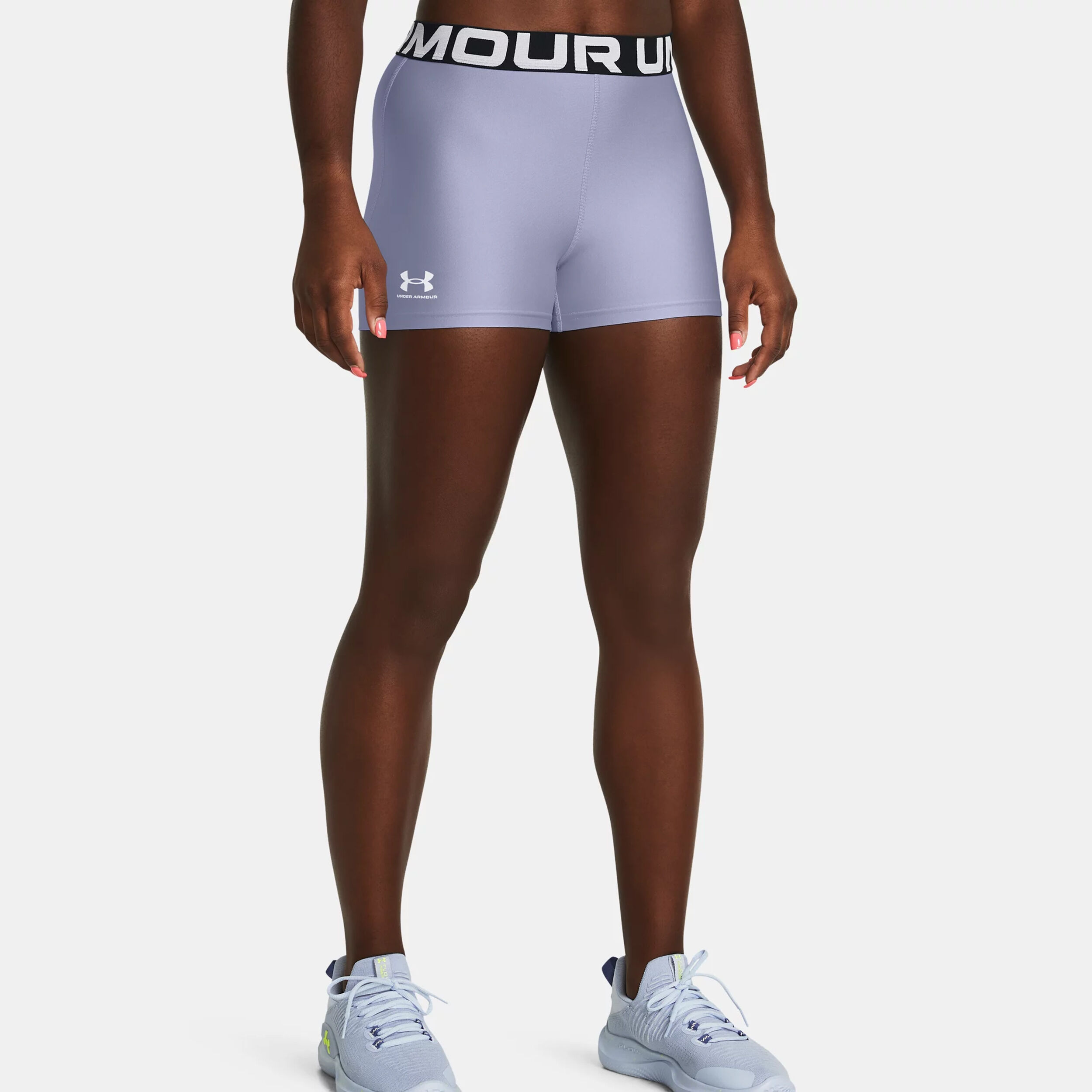 Under Armour Heatgear Authentics Short Avec Poche-balles Femmes - Violet