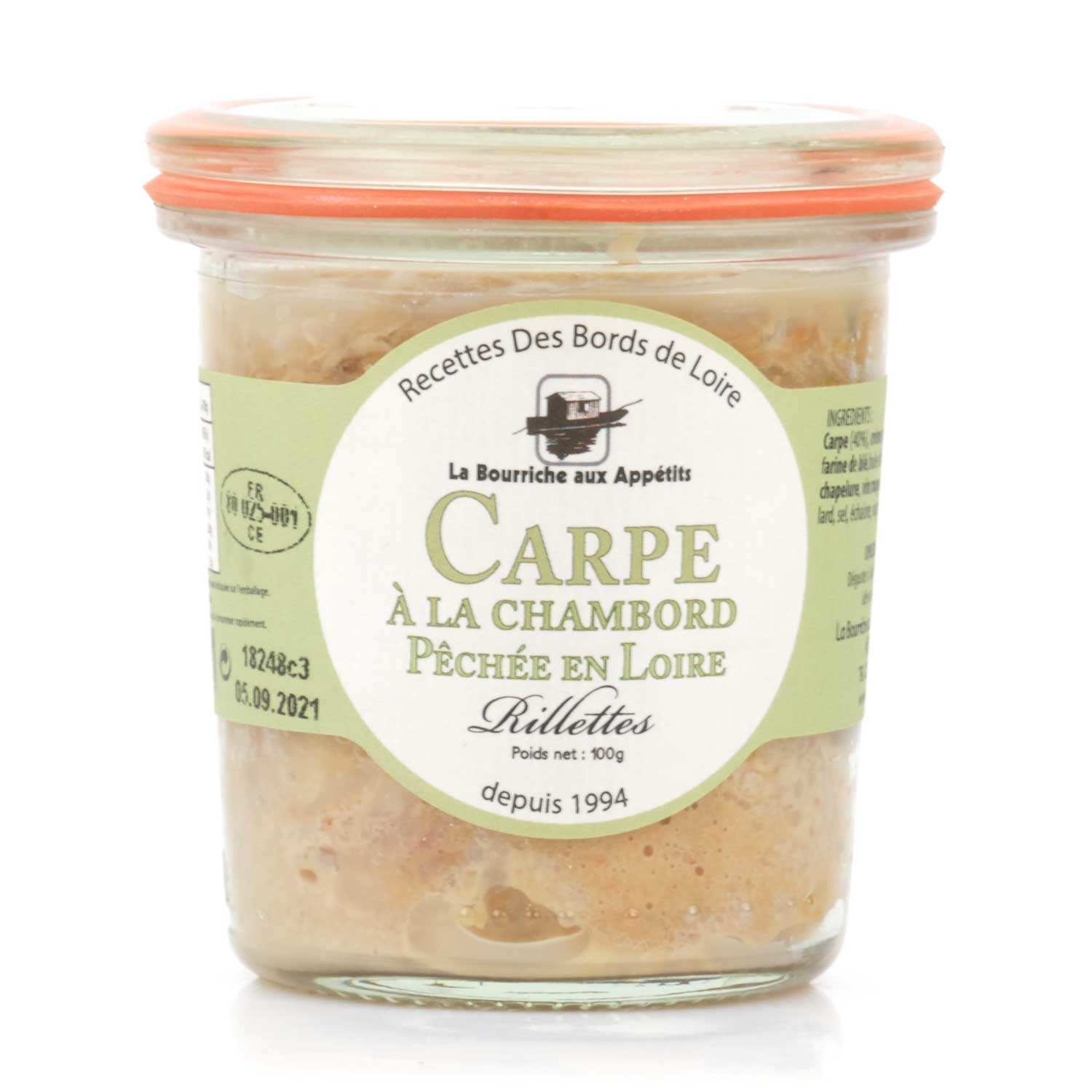 Rillettes de carpe à la Chambord