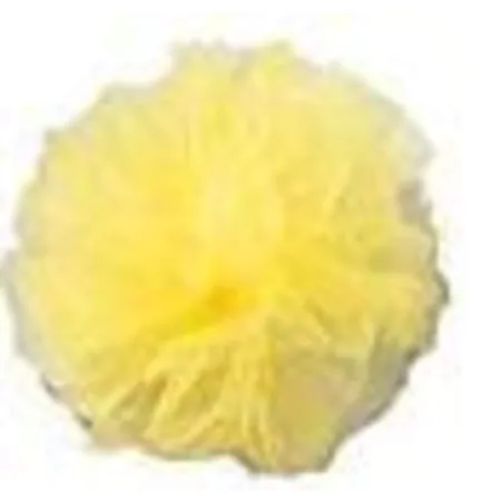 Livepac Office Rosette aus Tüll, ideal für Schultüten, gelb