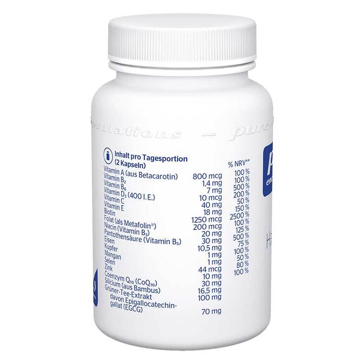 Pure Encapsulations Haut-Haare-Nägel Nutrikosmetik Kapseln, 180 St