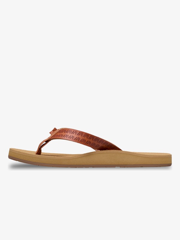 Porto Motif Sandales Beige Femme