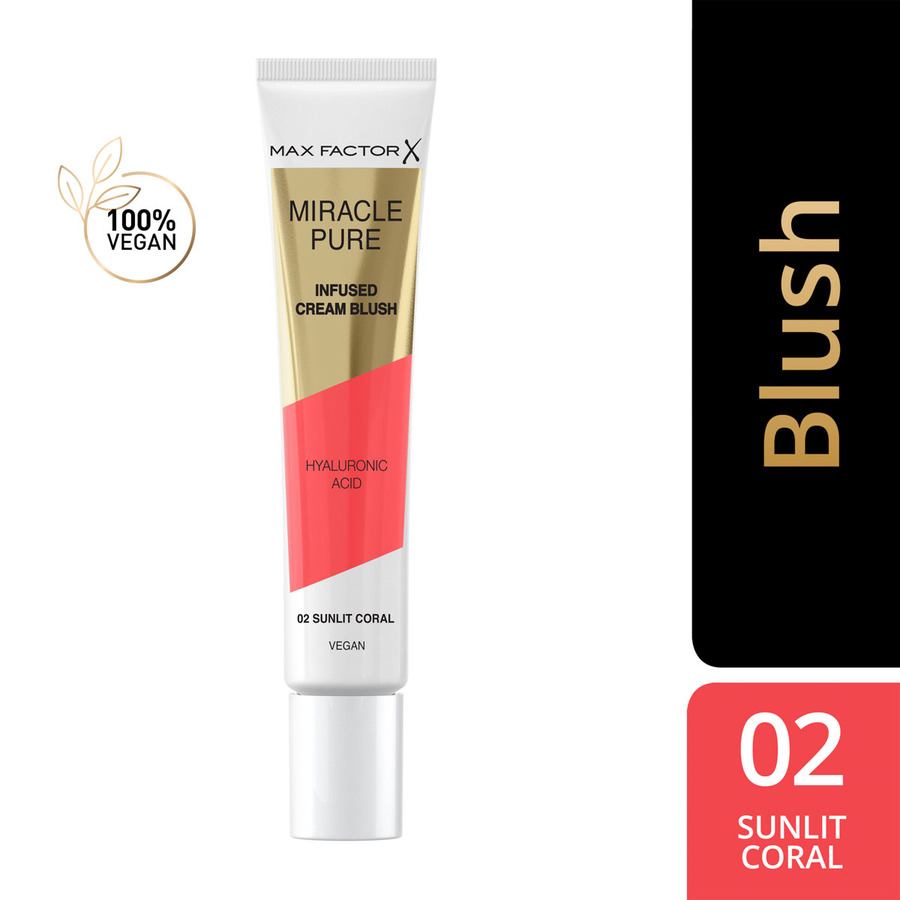 Max Factor Miracle Pure Cream Blush 02 Sunlit Coral 15ml