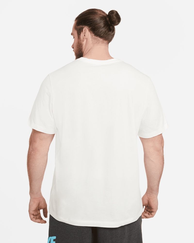 T-shirt Nike Sportswear Club Blanc Cassé pour homme