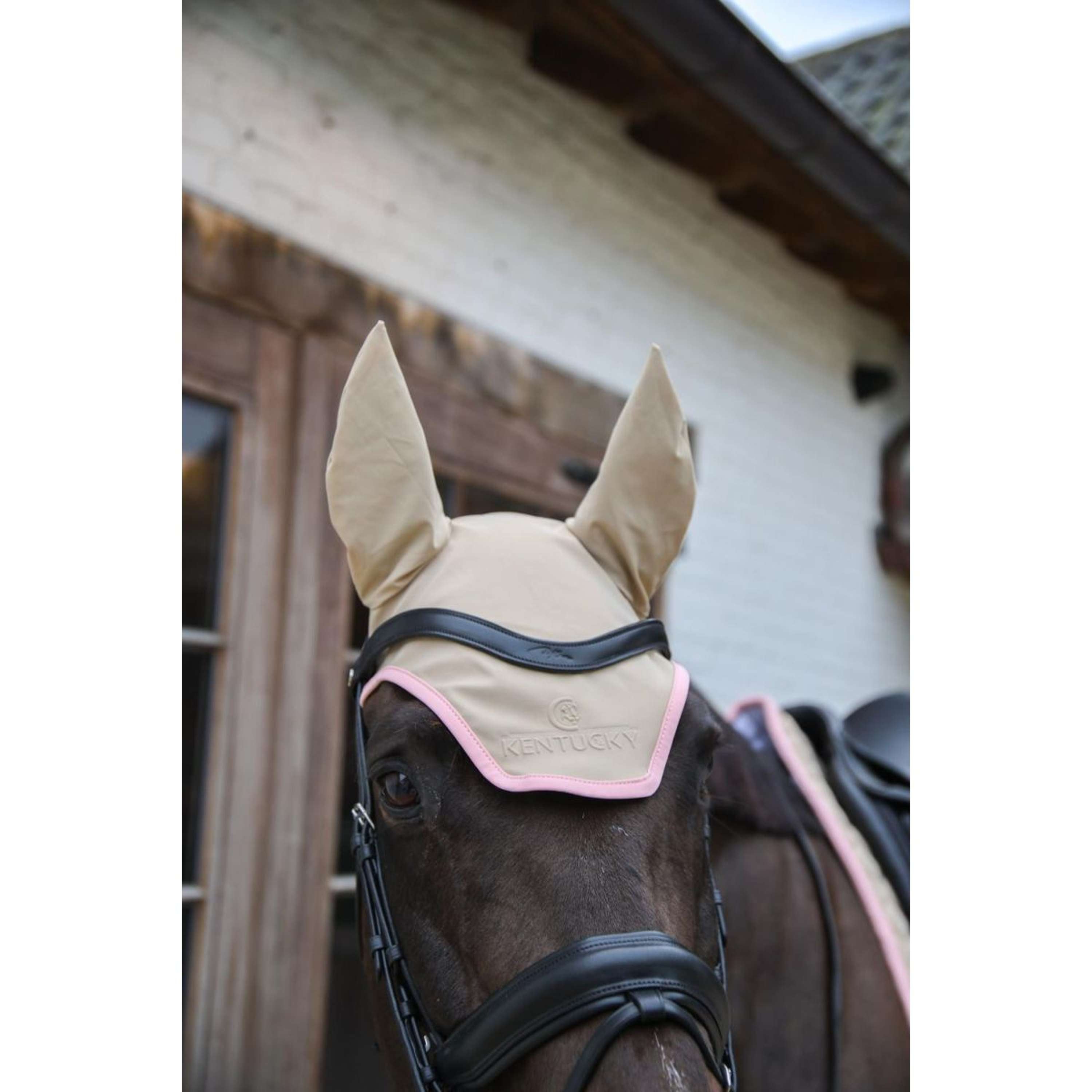 Kentucky Oornetje Wellington Softshell Beige/Oud Roze