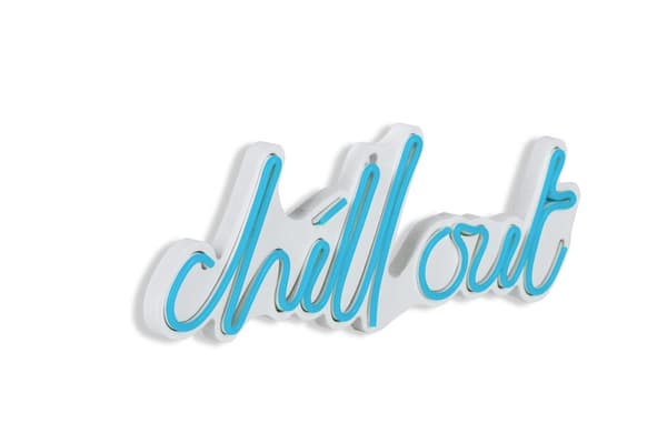 Dekorativ plast LED-belysning Chill Out - Blå