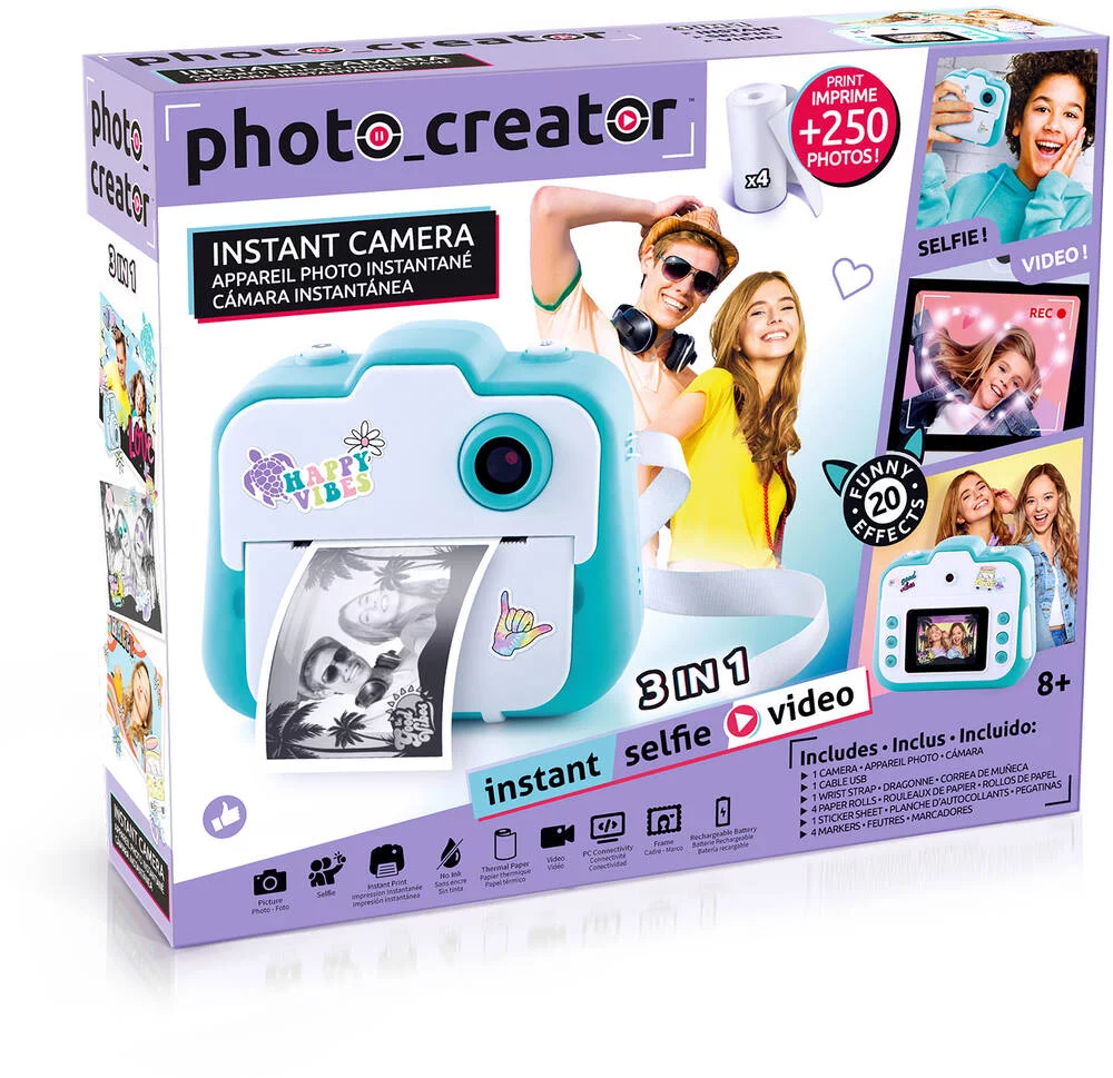 PHOTO CREATOR - APPAREIL PHOTO INSTANTANE 3 EN 1