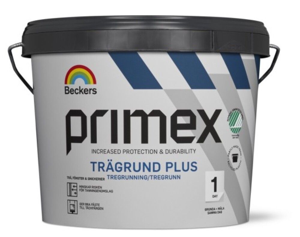 TREGRUNNING BECKERS PRIMEX PLUS HVIT 3L