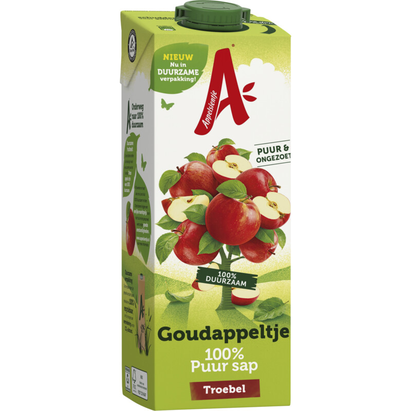Appelsientje Goudappeltje troebel