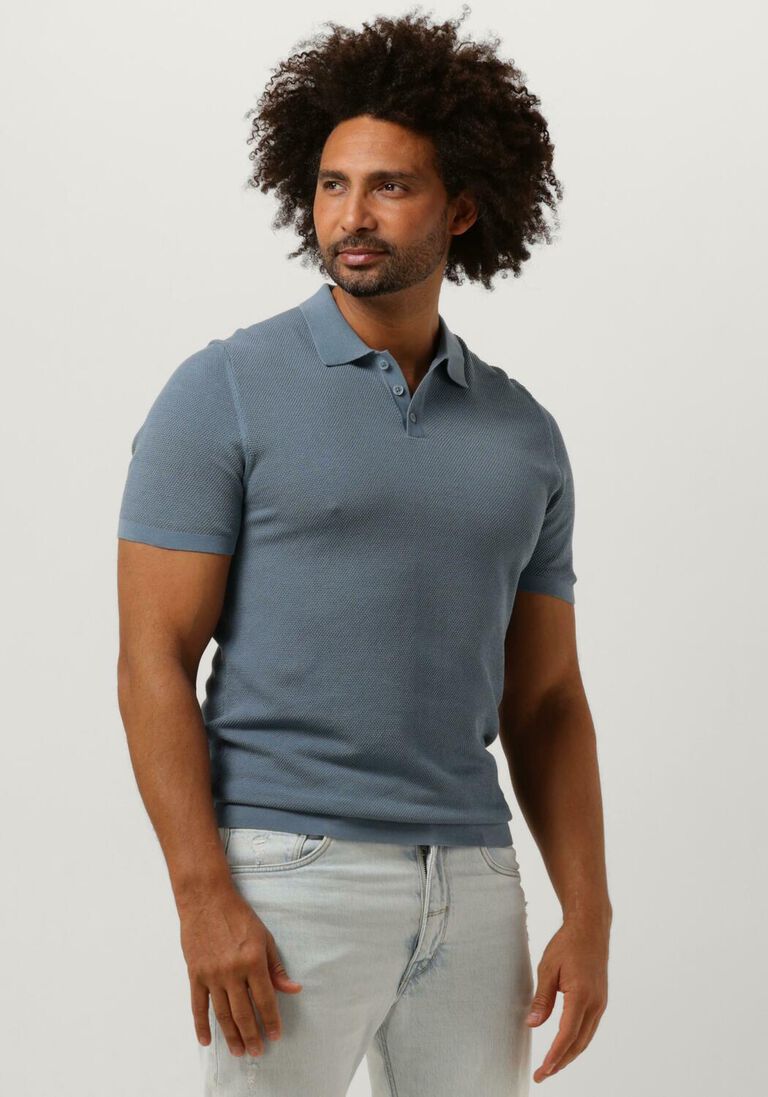 DRYKORN blauwe drykorn t-shirt triton