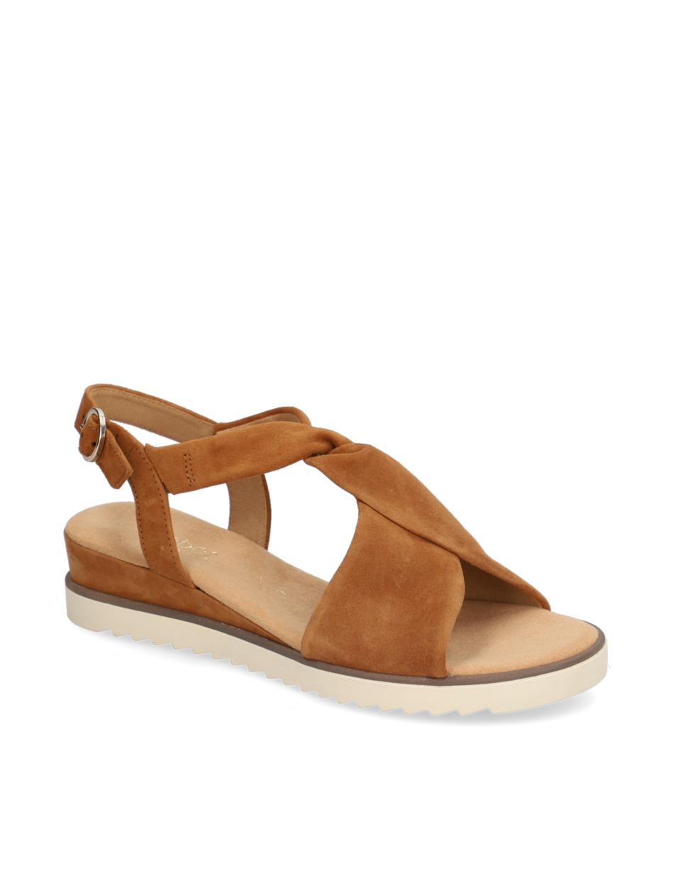 Veloursleder Sandale