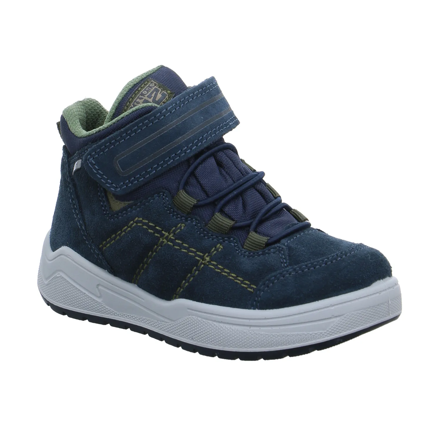 IMAC Jungen-Winter-Bottine Dunkelblau Leder  Stiefel