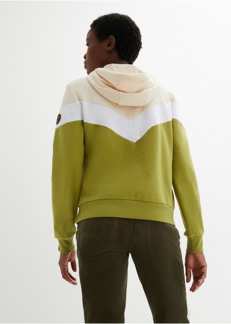 Sweat-shirt à grand col et capuche