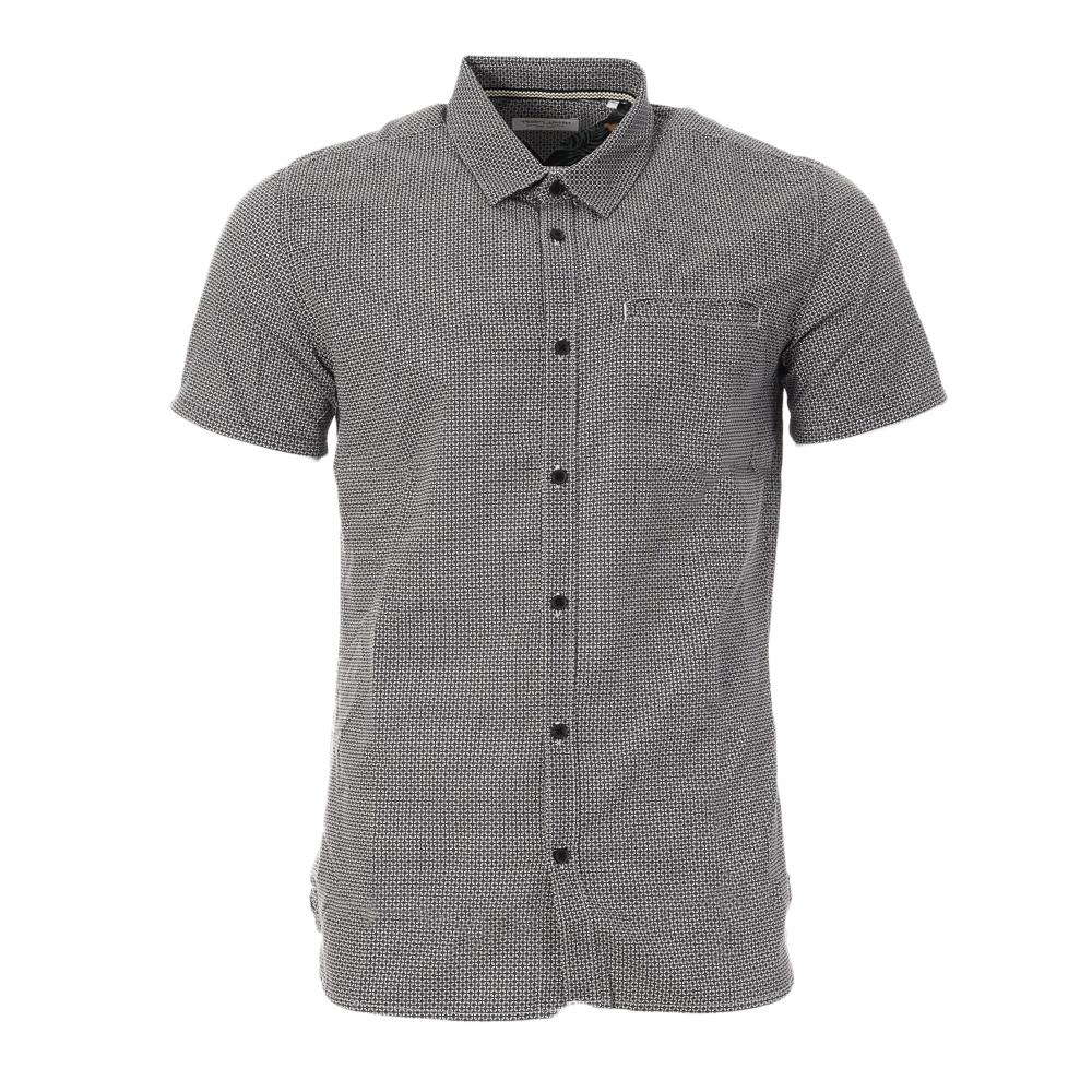 Teddy Smith Chemise Blanc/Noir à Motif Homme Teddy Smith Cut Mc