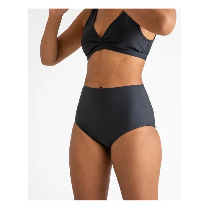Matona Bas de Mailllot Taille Haute | Noir