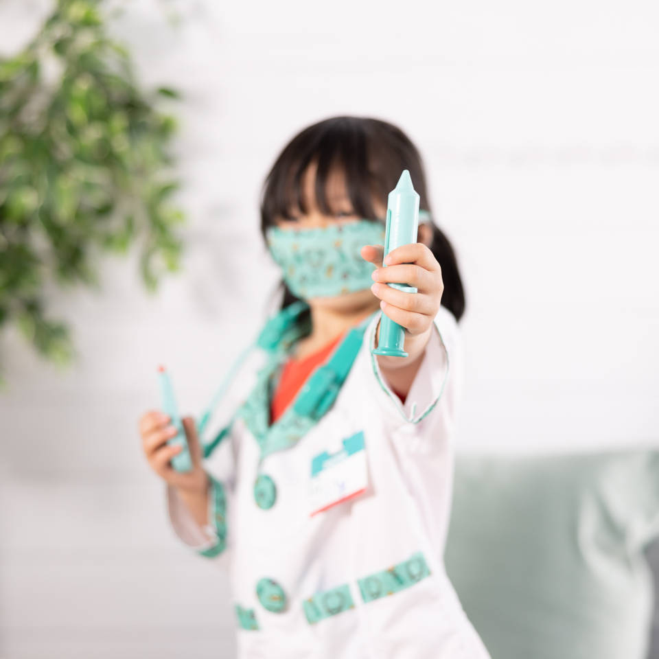 Melissa & Doug verkleedset dokter inclusief stethoscoop met geluid