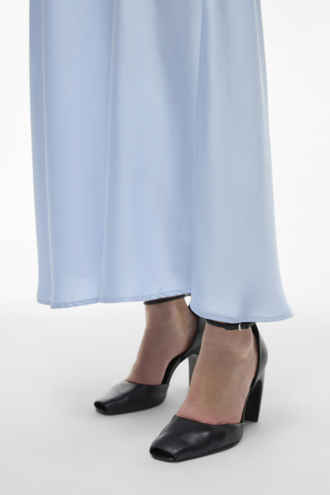 Vila blauwe dames rok