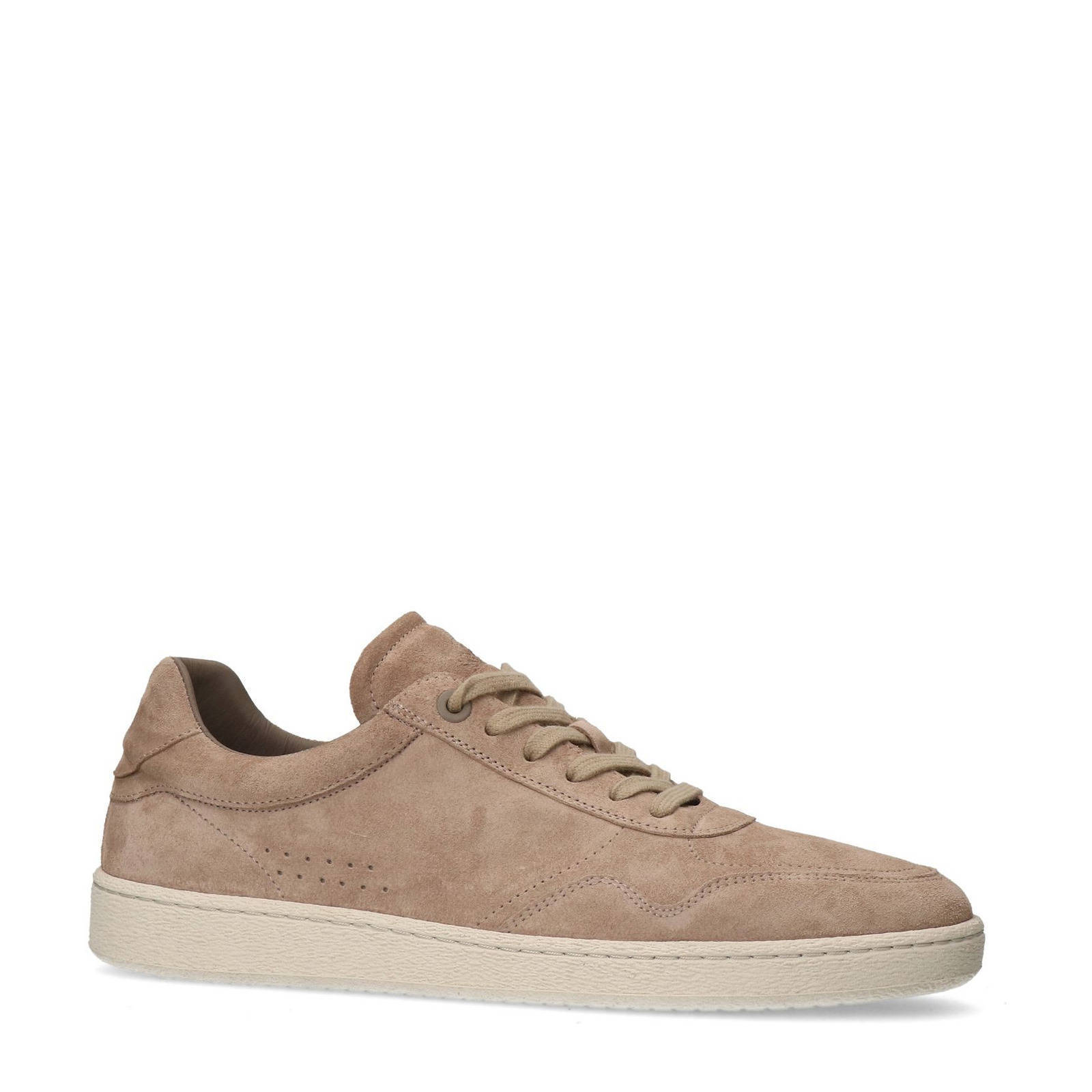 Manfield suède sneakers beige