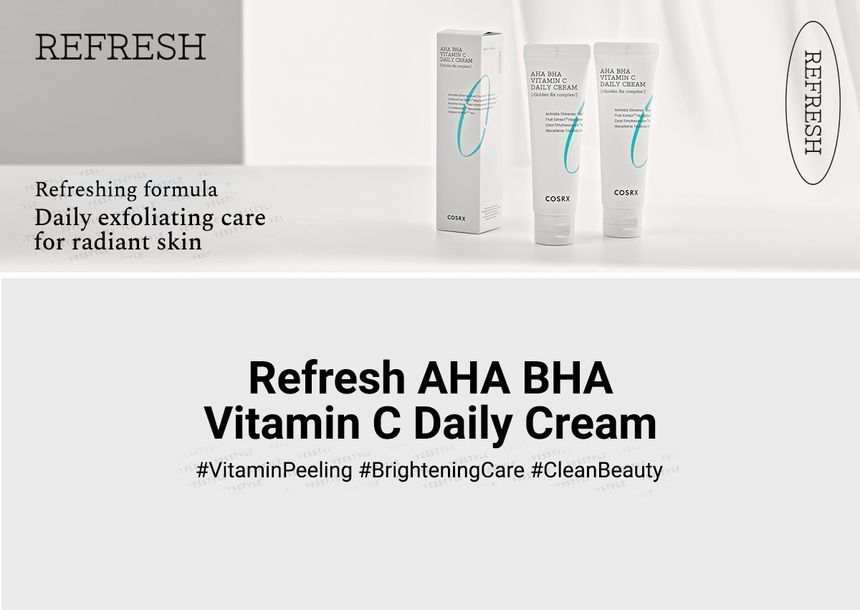 COSRX - Verfris AHA BHA Vitamine C Dagcrème