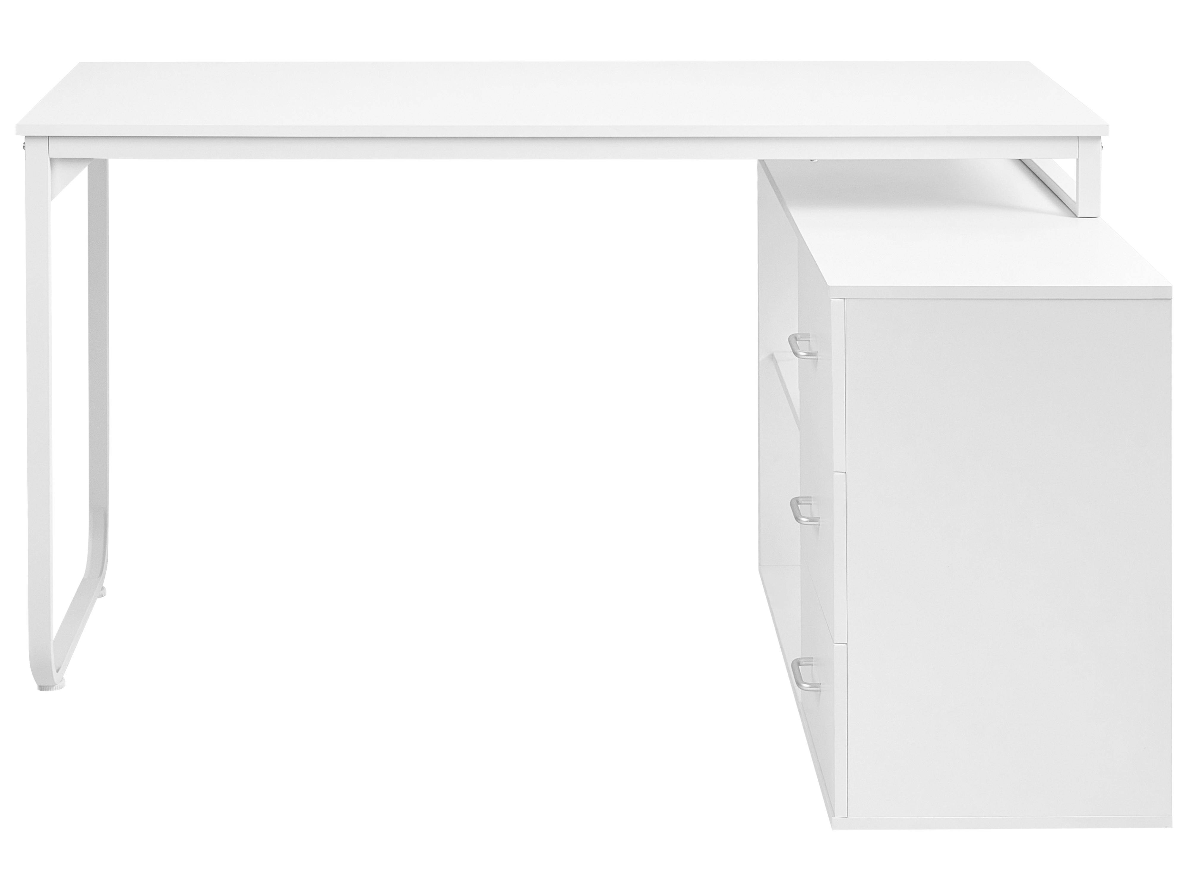 Hoekbureau SOGNE Wit 140 cm 100 cm