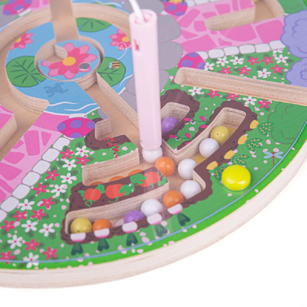 Bigjigs Toys Puzzle Labyrinthe - Fleurs