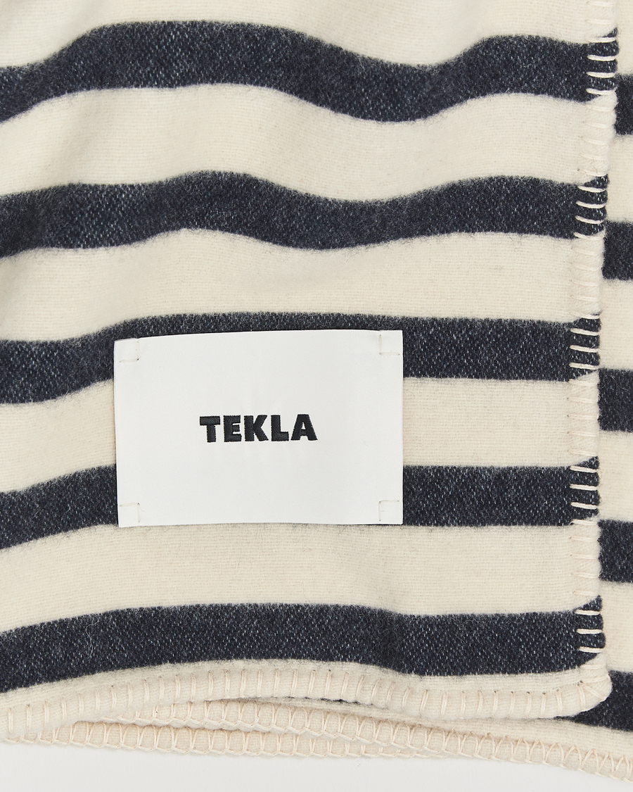 Tekla Lambswool Blanket Magpie Stripes