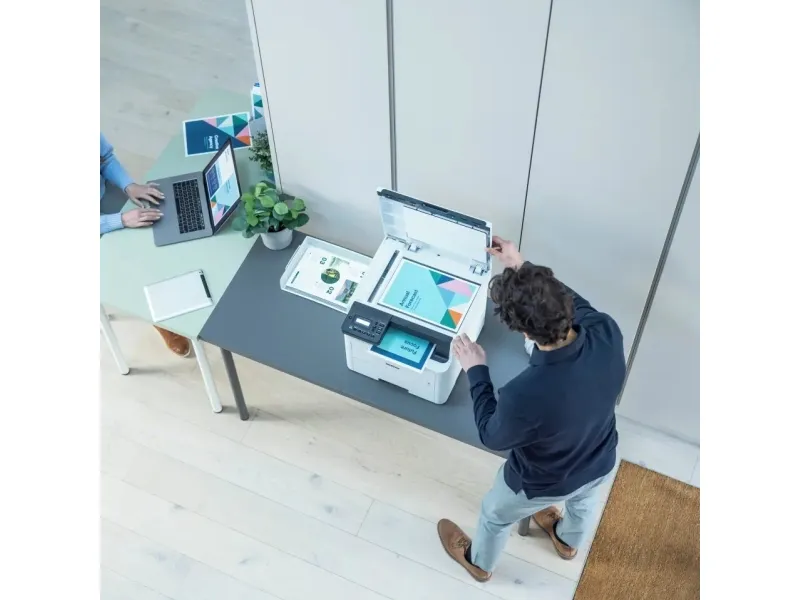 Brother DCP-L3520CDWE - Multifunktionsprinter - farve - LED - A4/Legal (medie) - op til 18 spm (kopiering) - op til 18 spm (udskriver) - 250 ark - USB 2.0, Wi-Fi(n)
