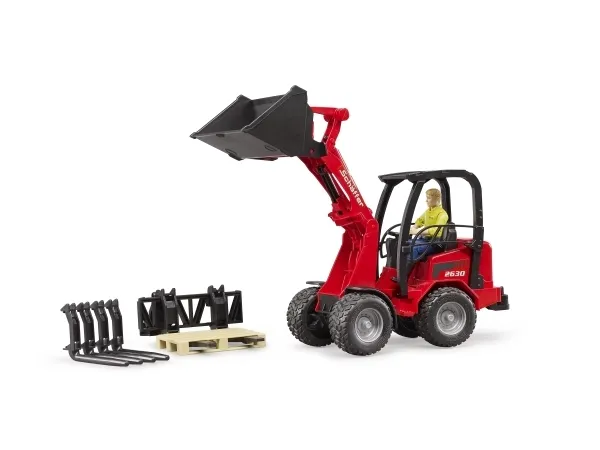 Bruder Schäffer Compact loader 2630 with figure and accessories toy