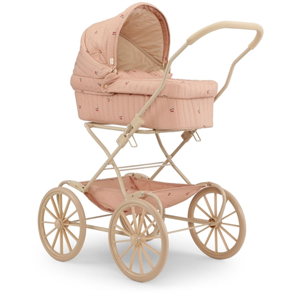 Dukkevogn Cherry Blush - Konges Sløjd → Luksusbaby.dk