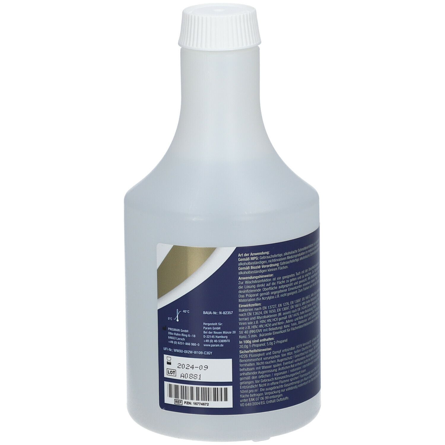 PARAM Flachendesinfektions-Spray